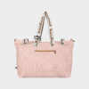WEEK-END BAG - EMENTA SB - NAVEGANTE DOTS LINEN - LIGHT PINK – Image 2