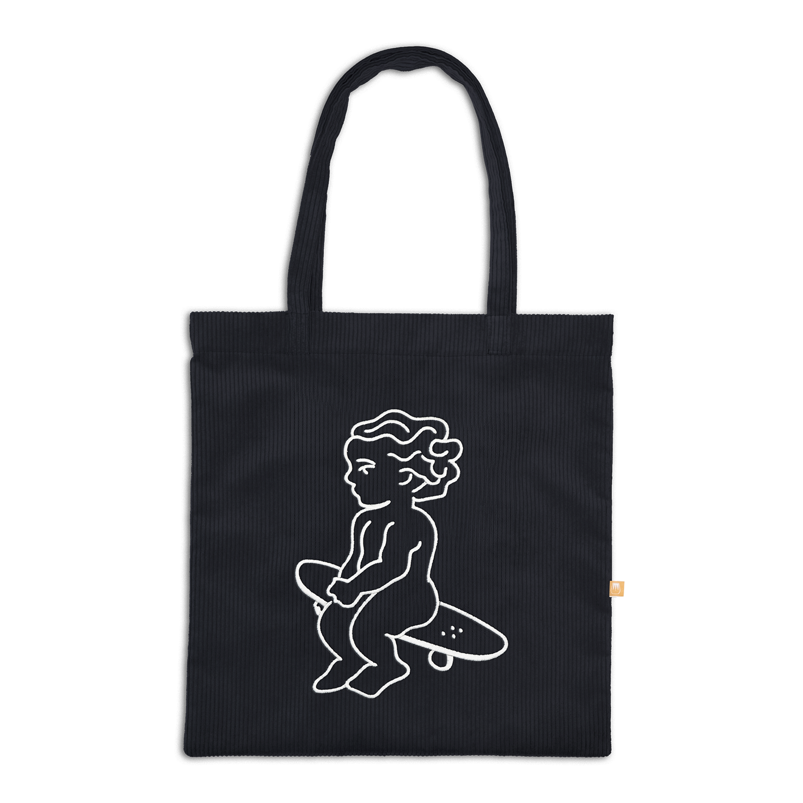 TOTE BAG - EMENTA SB - IKON CORDUROY - BLACK