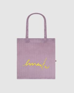 TOTE BAG - EMENTA SB - SIGNATURE CORDUROY - PURPLE