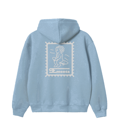 HOODIE - EMENTA SB - IKON STAMP EMBROSSED - SKY BLUE