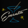 HOODIE - EMENTA SB - COCKTAIL HOODIE - BLACK – Image 4