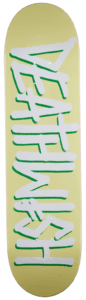 DEATHWISH DECK - DEATHSPRAY PALE YLW - 8.0