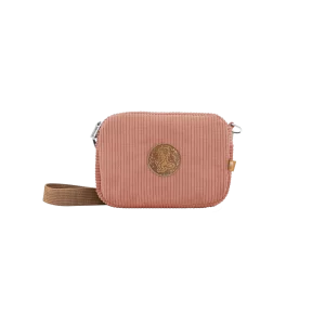 SHOULDER BAG - EMENTA SB - FLUFFY PATCH CORDUROY - SALMON