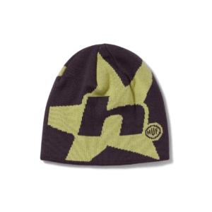 BONNET - HUF - H STAR SKULL - RAISIN