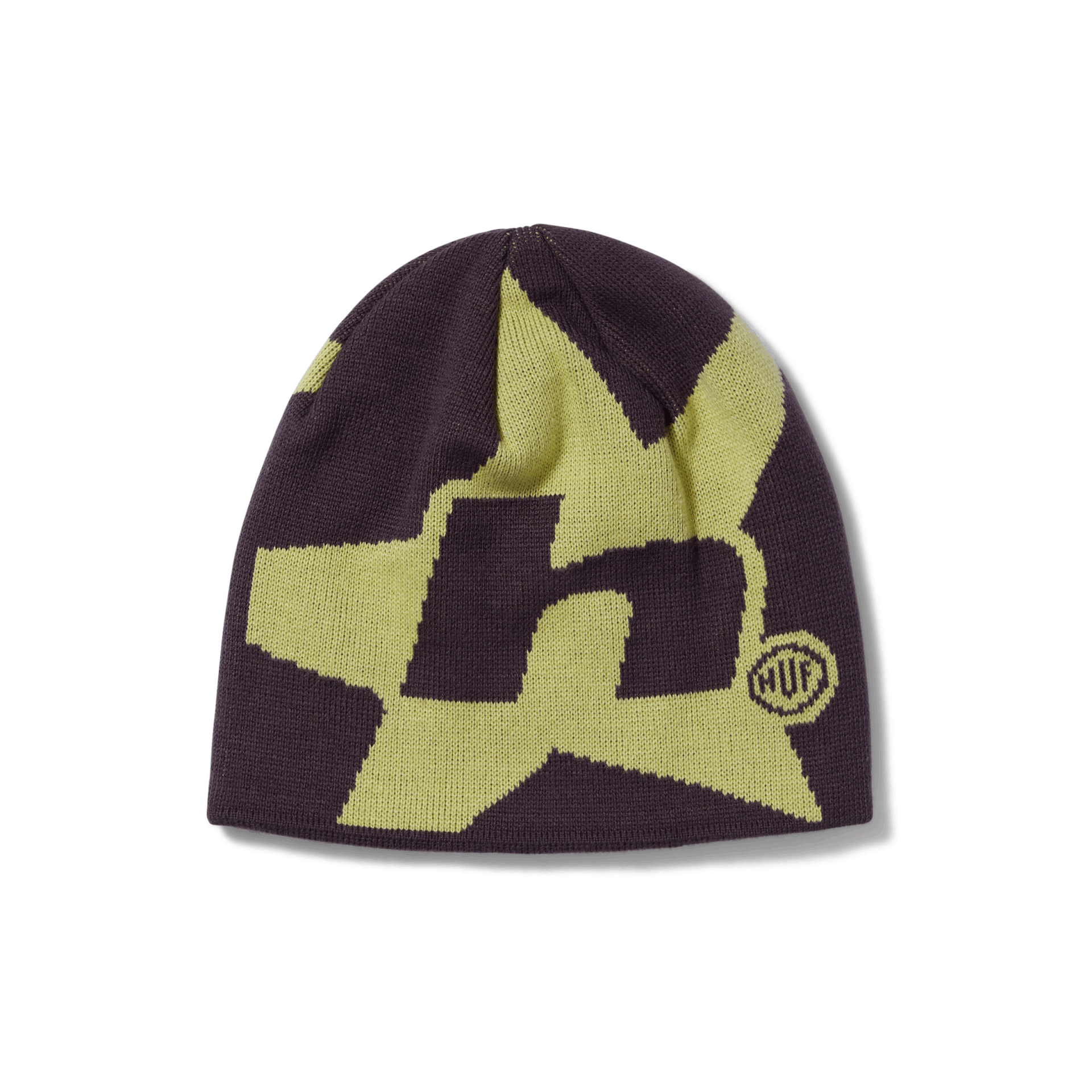 BONNET - HUF - H STAR SKULL - RAISIN