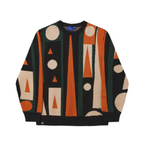 CREWNECK - HÉLAS - BACKGAMMON KNIT - MULTICO