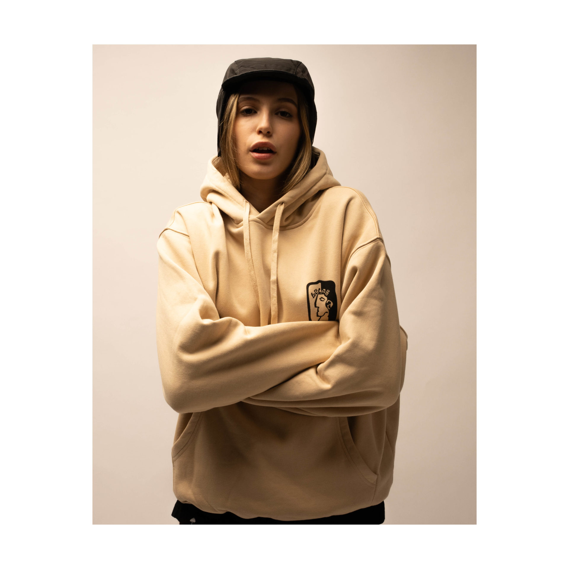 HOODIE - HÉLAS - DIEU GREC - BEIGE – Image 3