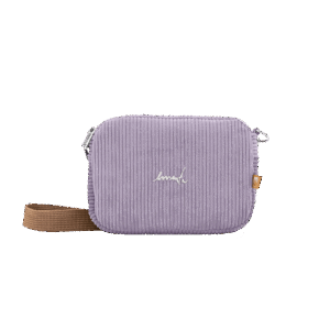 SHOULDER BAG - EMENTA SB - FLUFFY SIGNATURE CORDUROY - PURPLE