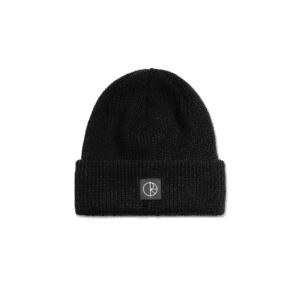 BONNET - POLAR - DOUBLE FOLD MERINO BEANIE - BLACK