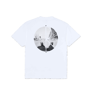 T-SHIRT - POLAR - FILL LOGO HAPPY SAD - WHITE