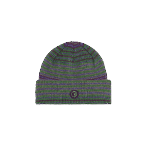 BONNET - POLAR - GEORGE BEANIE - PURPLE / GREEN