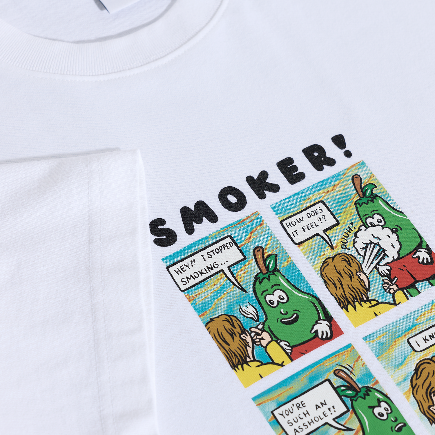 T-SHIRT - POLAR - SMOKER! - WHITE – Image 3