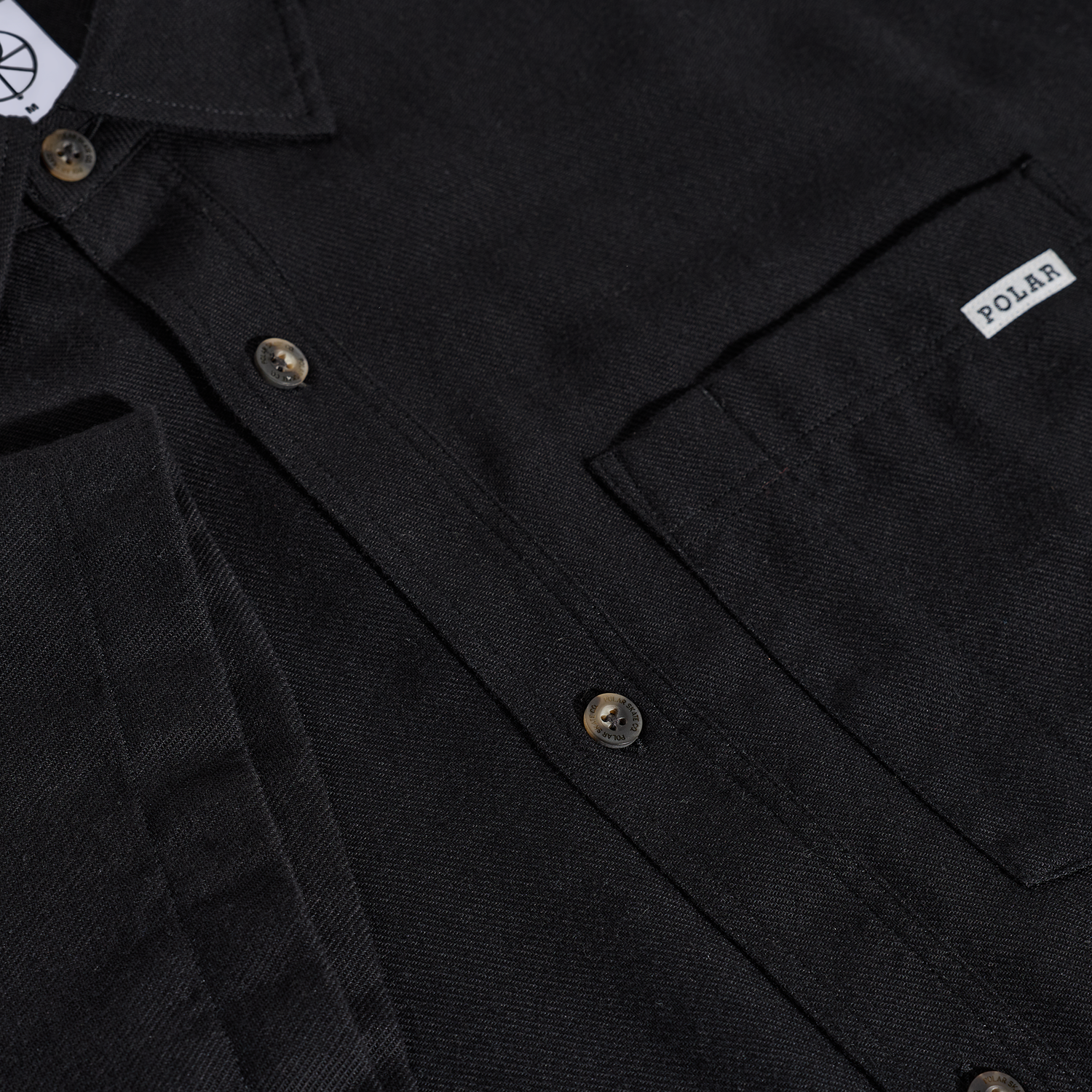 CHEMISE - POLAR - MITCHELL SHIRT - BLACK – Image 3
