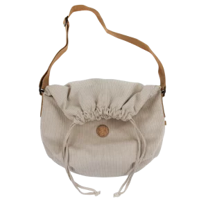 CROSSBODY BAG – EMENTA SB – BUCHA PATCH CORDUROY – OFF WHITE