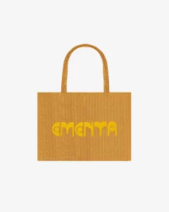 BAG – EMENTA SB – SATIRA DOTS CORDUROY BAG – YELLOW