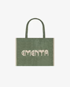 BAG – EMENTA SB – SATIRA DOTS CORDUROY BAG – GREEN