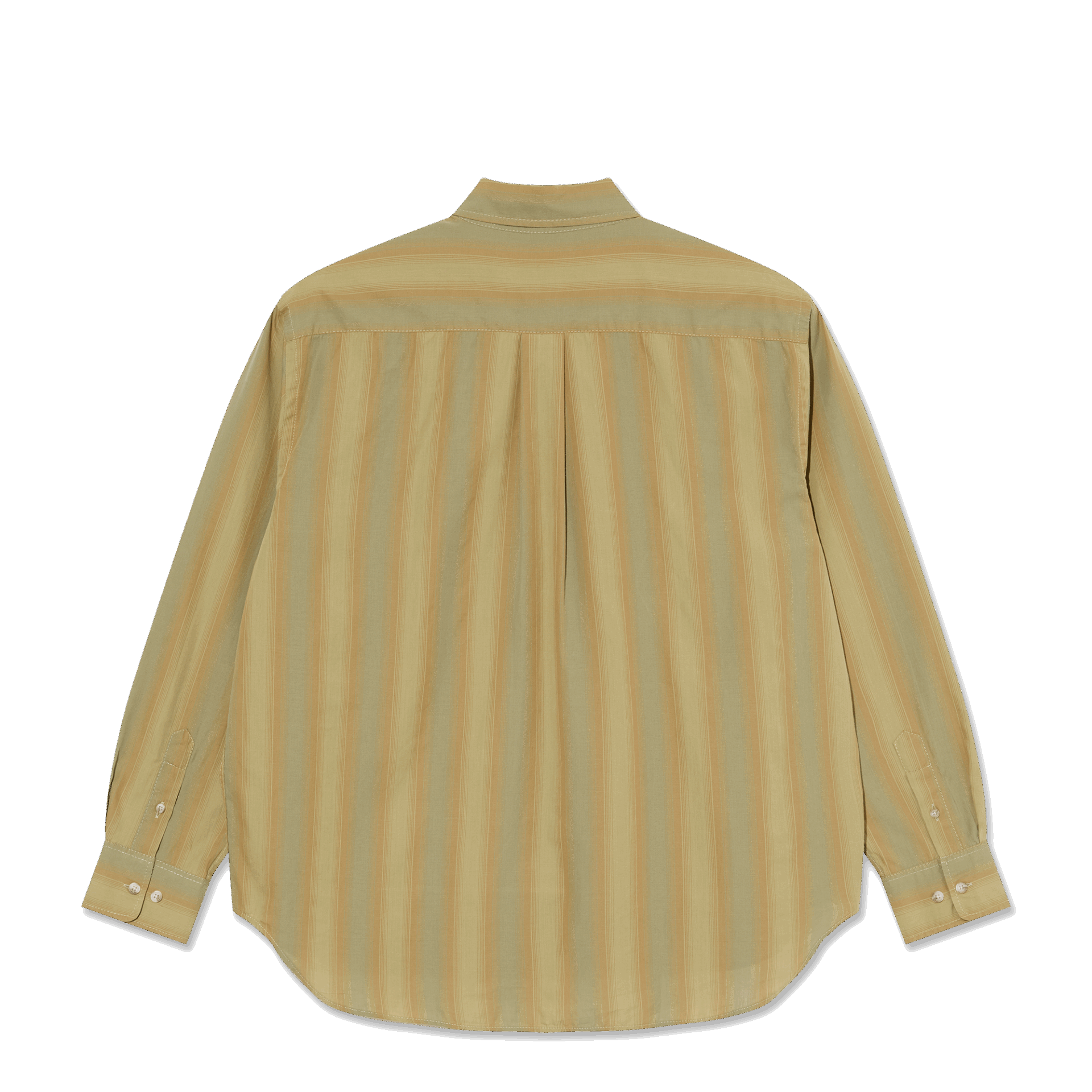 CHEMISE – POLAR – BEN LS SHIRT – GREEN STRIPE – Image 2