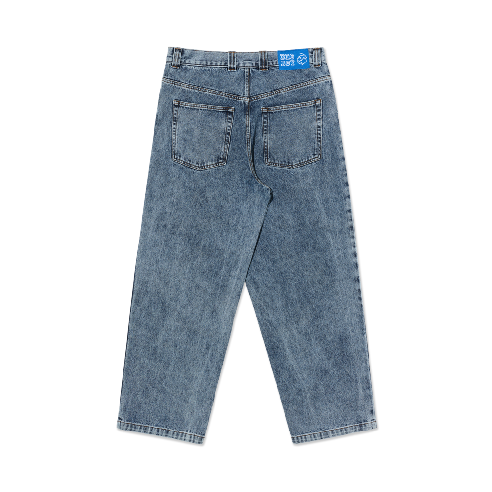 BAGGY – POLAR – BIG BOY PANTS – HEAVY WASHED BLUE – Image 2