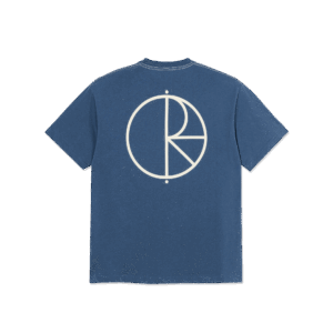 T-SHIRT – POLAR – CONTRAST TEE STROKE LOGO – GREY BLUE