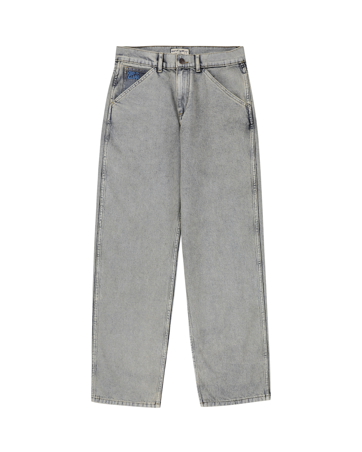 KEEP IT CLEAN – RELAXED PANTS – ULTRA FADED BLUE