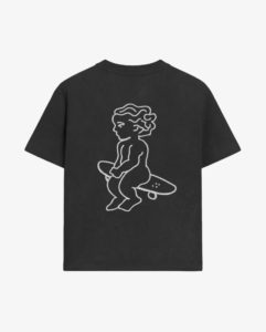 T-SHIRT – Ementa SB – BIG IKON WASHED – BLACK WASHED