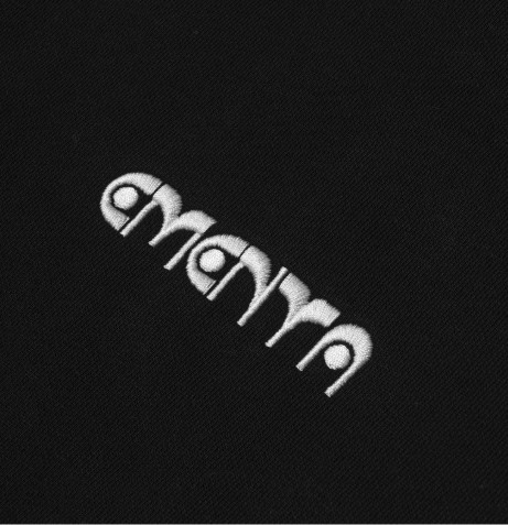 SWEATSHIRT – Ementa SB – FIRST WORD CREW – BLACK / WHITE – Image 5