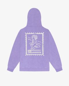 HOODIE – EMENTA SB – IKON STAMP FADE OUT HOODIE – AÇAI
