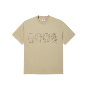 T-SHIRT – Polar Skate Co. – 8 HEADS TEE – SAND