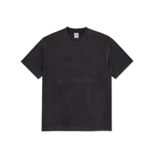 T-SHIRT – Polar Skate Co. – CONTRAST TEE STROKE LOGO – SILVER BLACK / BLACK