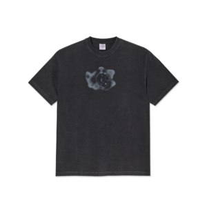 T-SHIRT – Polar Skate Co. – METAL LOGO TEE – SILVER / BLACK