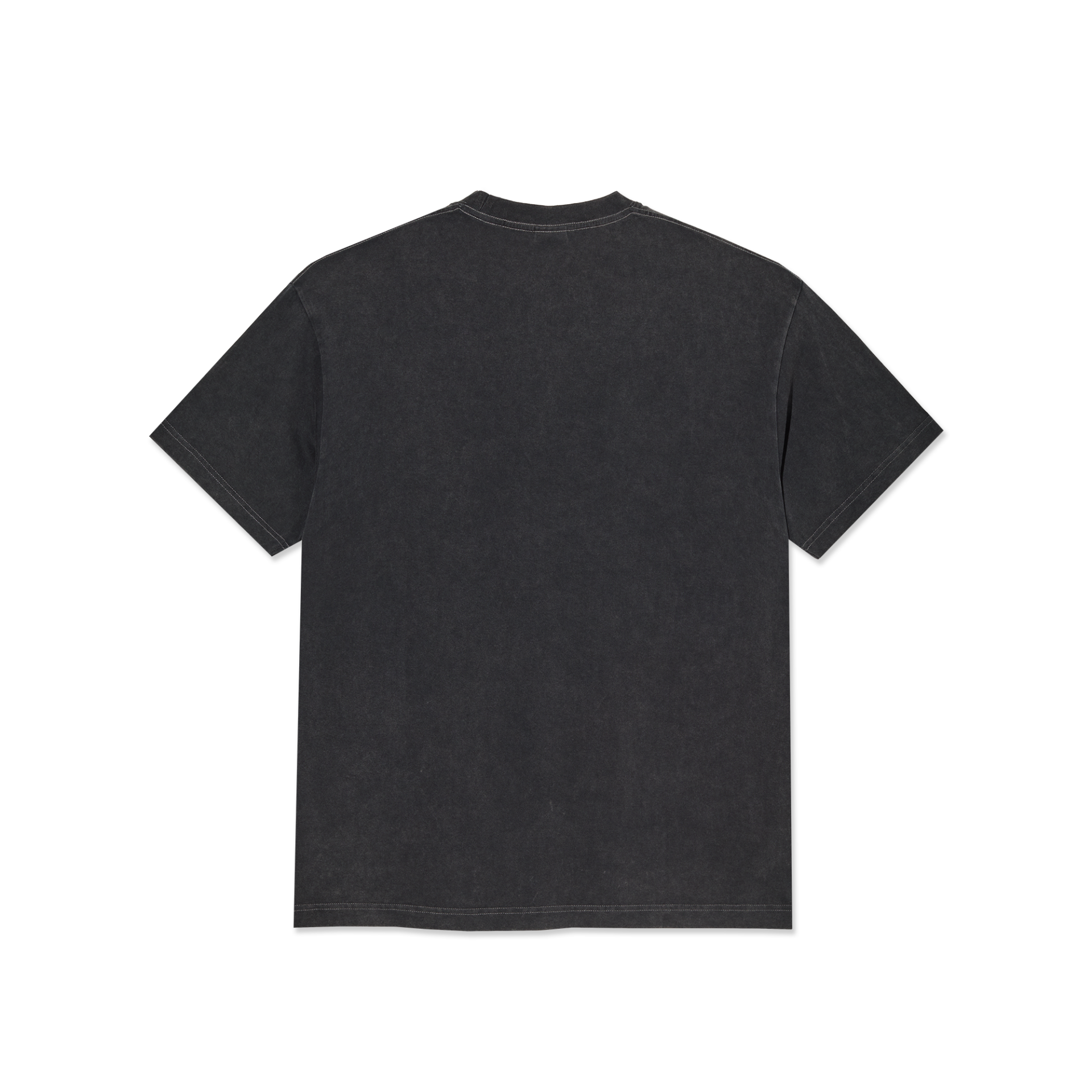 T-SHIRT – Polar Skate Co. – METAL LOGO TEE – SILVER / BLACK – Image 2