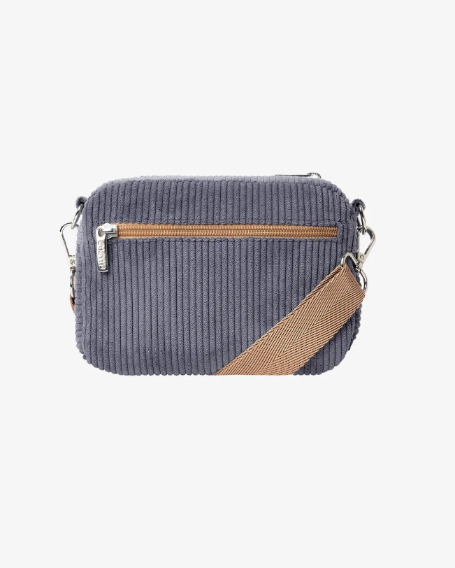 SAC BANDOULIÈRE – Ementa SB – FLUFFY IKON CORDUROY SHOULDER BAG – ACAI – Image 2
