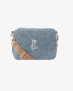SAC BANDOULIÈRE – Ementa SB – FLUFFY IKON DENIM SHOULDER BAG – BLUE STONE BLEACHED