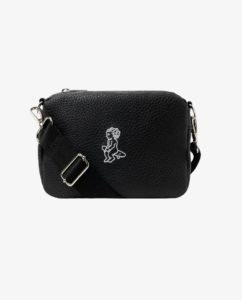 SAC BANDOULIÈRE – Ementa SB – FLUFFY IKON NAPA SHOULDER BAG – BLACK