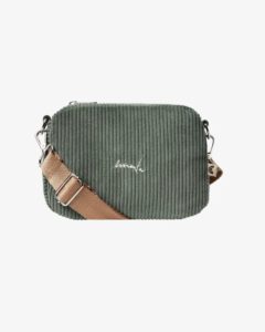 SAC BANDOULIÈRE – Ementa SB – FLUFFY SIGNATURE CORDUROY SHOULDER BAG – GREEN