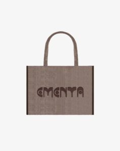 SAC TOTE – Ementa SB – SATIRA DOTS CORDUROY BAG – COFFEE